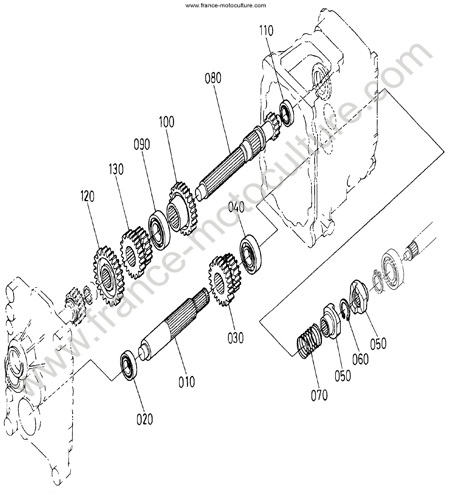 Arbre 3 KUBOTA B1220