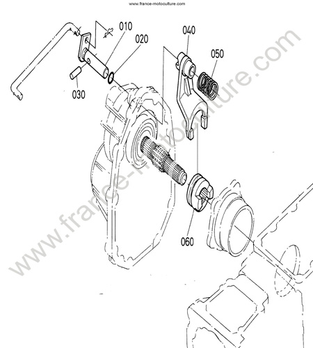 Fourchette blocage KUBOTA B1220