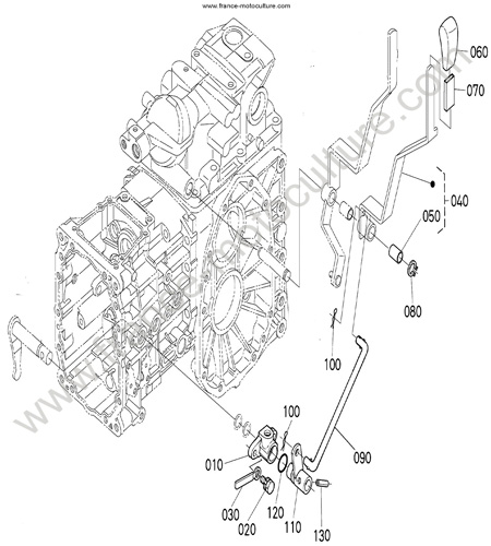 Levier vitesse PDF KUBOTA B1220