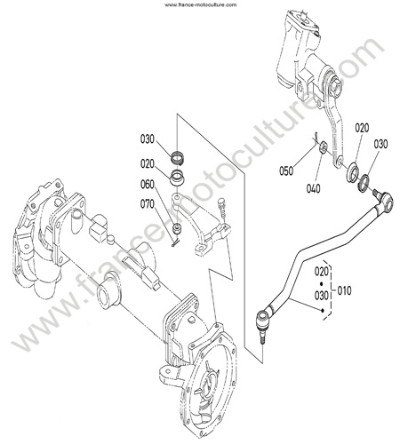 Bielle direction KUBOTA B1220