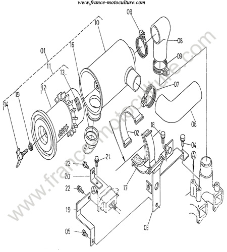 Filtre air KUBOTA B1550