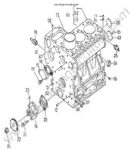 KUBOTA - B1550 : Bloc moteur