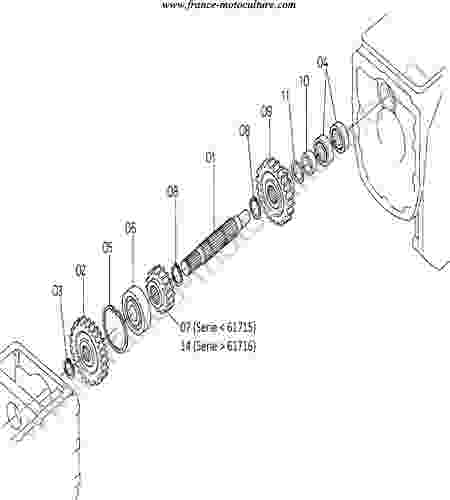 KUBOTA - B1550 : Arbre transmission 4