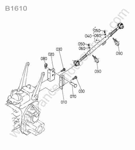 KUBOTA - B1610 : Tirant superieur