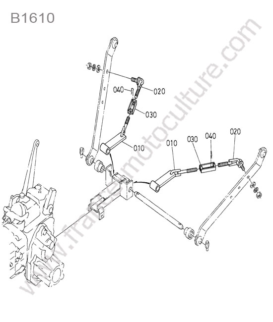 Arret tirant KUBOTA B1610
