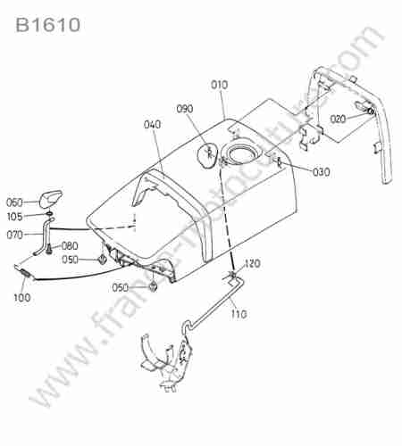KUBOTA - B1610 : Capot