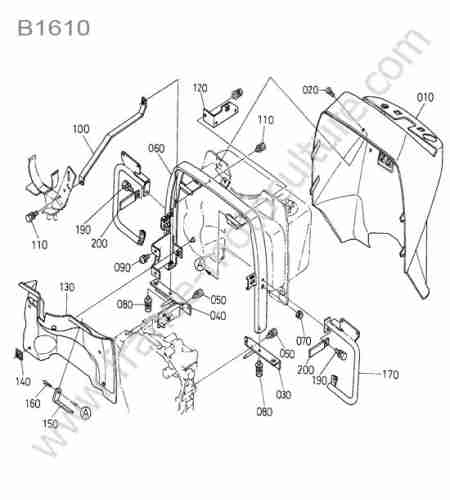 KUBOTA - B1610 : Tableau