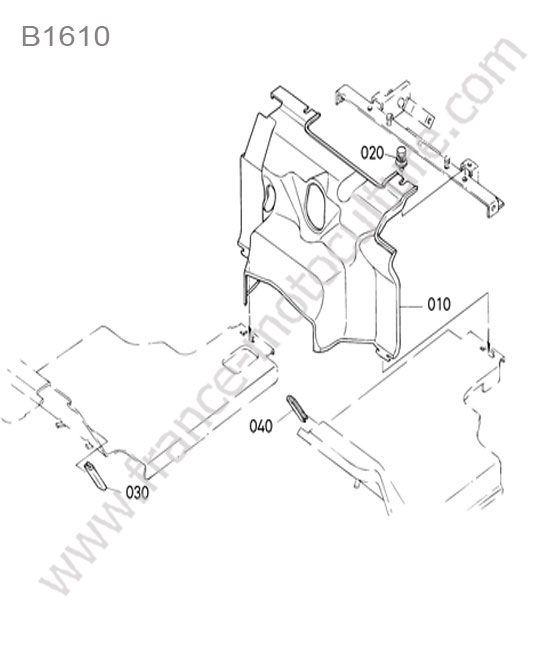 Support siege KUBOTA B1610
