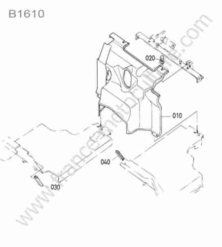 KUBOTA - B1610 : Support siege