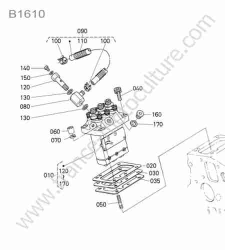 KUBOTA - B1610 : Pompe injection