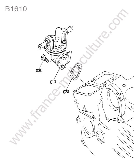 Pompe alimentation KUBOTA B1610