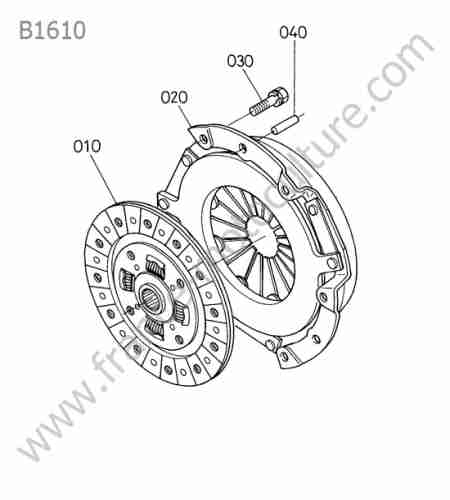 KUBOTA - B1610 : Embrayage