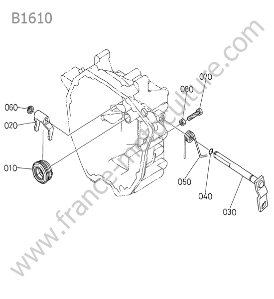 Butee embrayage KUBOTA B1610