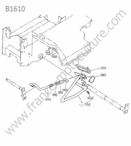 KUBOTA - B1610 : Pedale embrayage