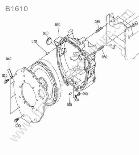 KUBOTA - B1610 : Carter embrayage
