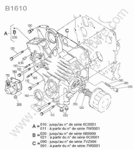 KUBOTA - B1610 : Carter distribution