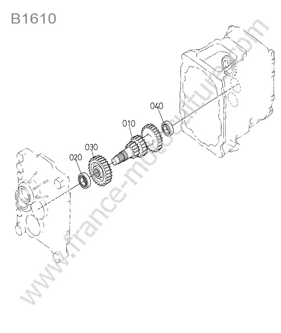 Arbre 2  KUBOTA B1610