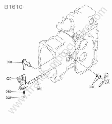 KUBOTA - B1610 : Fourcehtte vitesse rampante