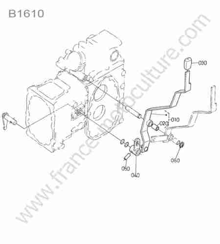 KUBOTA - B1610 : Levier gamme