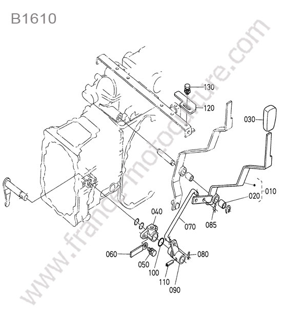 Levier prise force KUBOTA B1610