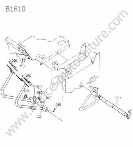 KUBOTA - B1610 : Pedale frein