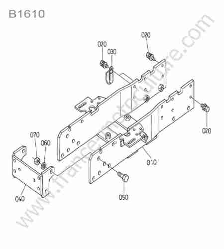 KUBOTA - B1610 : Chassis avant