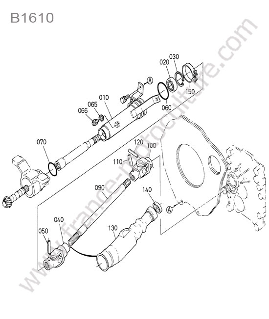 Cardan entrainement avant KUBOTA B1610