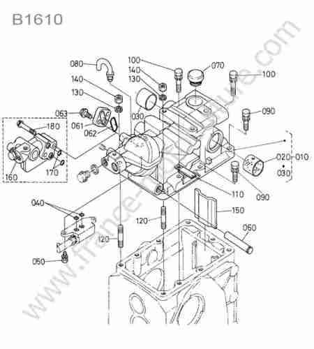 KUBOTA - B1610 : Cylindre hydraulique