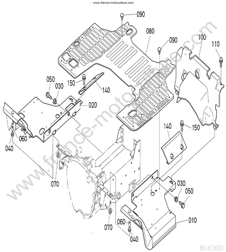 Marchepied KUBOTA B1620