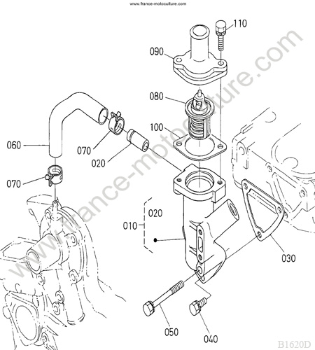 Thermostat KUBOTA B1620