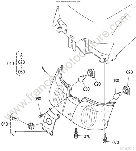 Phare KUBOTA B1620