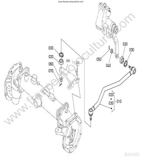 Bielle direction KUBOTA B1620