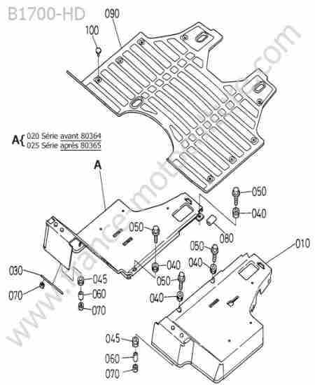 KUBOTA - B1700 : Marchepied