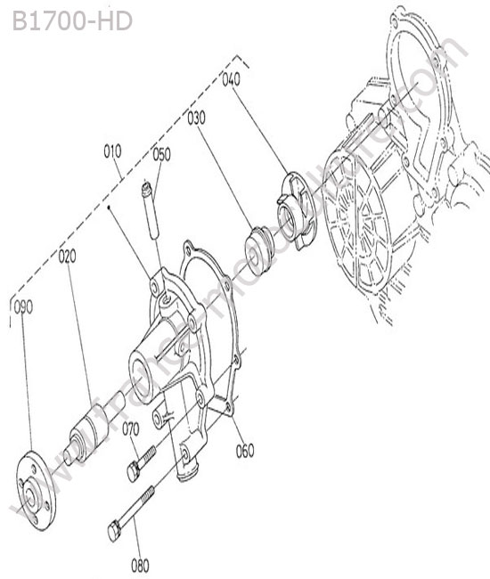 Pompe a eau KUBOTA B1700