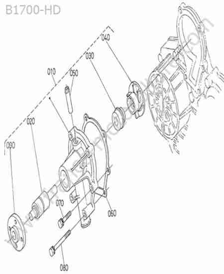 KUBOTA - B1700 : Pompe a eau