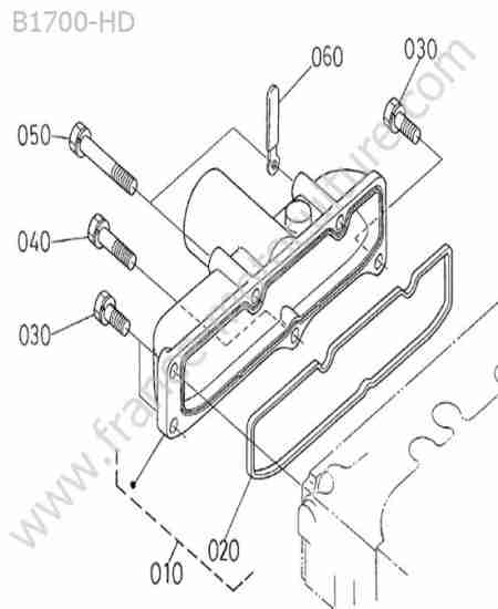 KUBOTA - B1700 : Collecteur admission