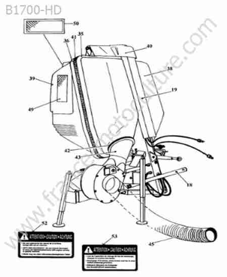 KUBOTA - B1700 : Bac ramassage 1 (gcd700)