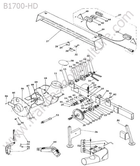 Turbine (gcd700) KUBOTA B1700