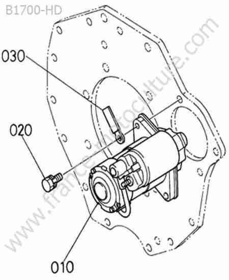 KUBOTA - B1700 : Demarreur