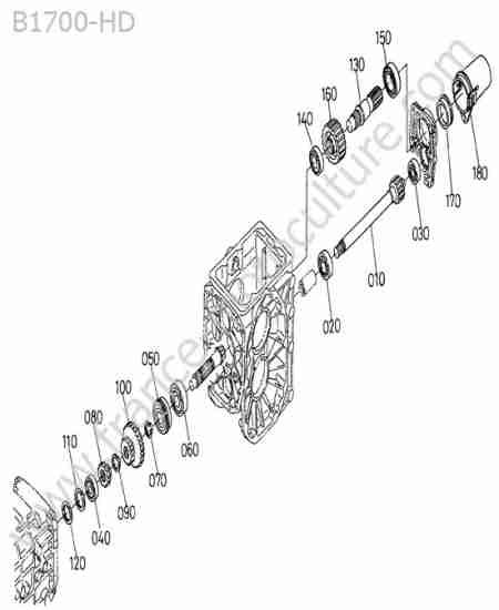KUBOTA - B1700 : Pignon 5 / prise de force