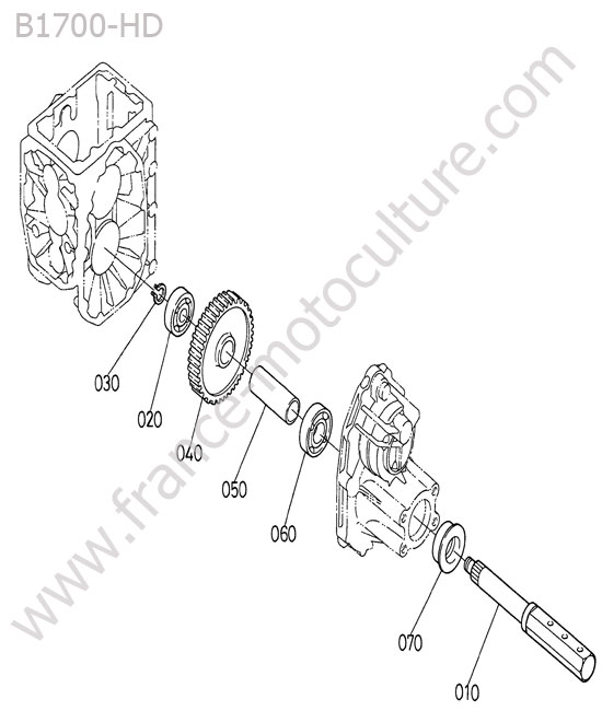 Pont arriere KUBOTA B1700