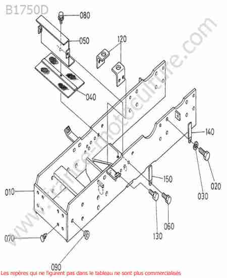 KUBOTA - B1750D : Chassis