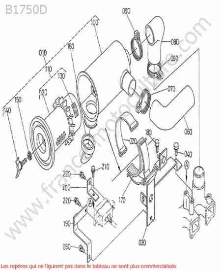 KUBOTA - B1750D : Filtre air