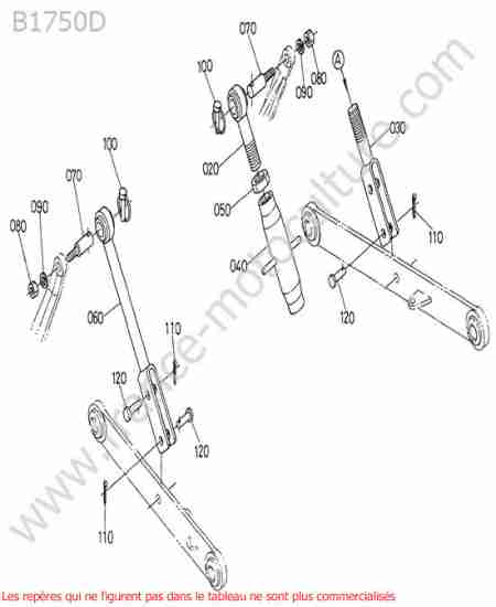 KUBOTA - B1750D : Chandelles
