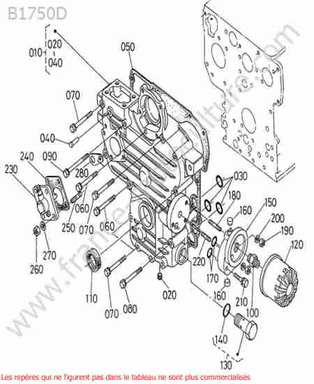 KUBOTA - B1750D : Carter distribution