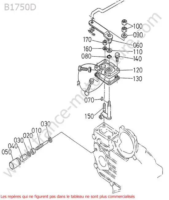 Limiteur de regime KUBOTA B1750D