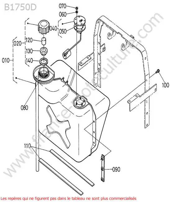 Reservoir KUBOTA B1750D