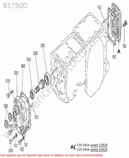 KUBOTA - B1750D : Arbre  entree