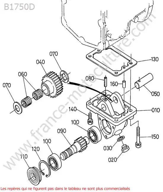 Pdf ventrale KUBOTA B1750D