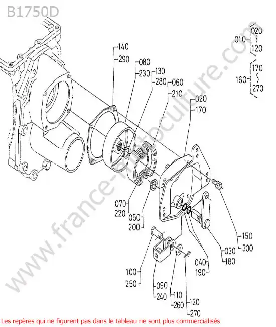 Frein KUBOTA B1750D
